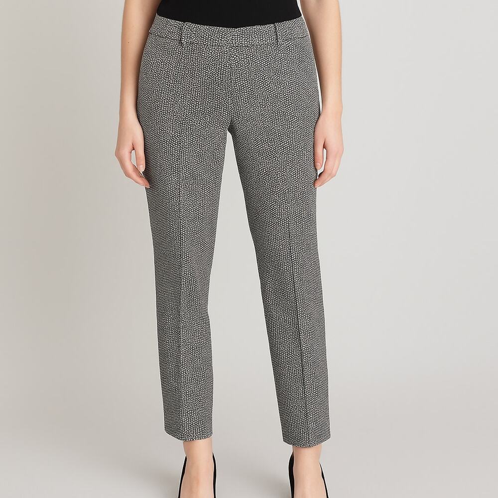Lila Rose Black & White Geometric Dress Pants Women’s Size 12